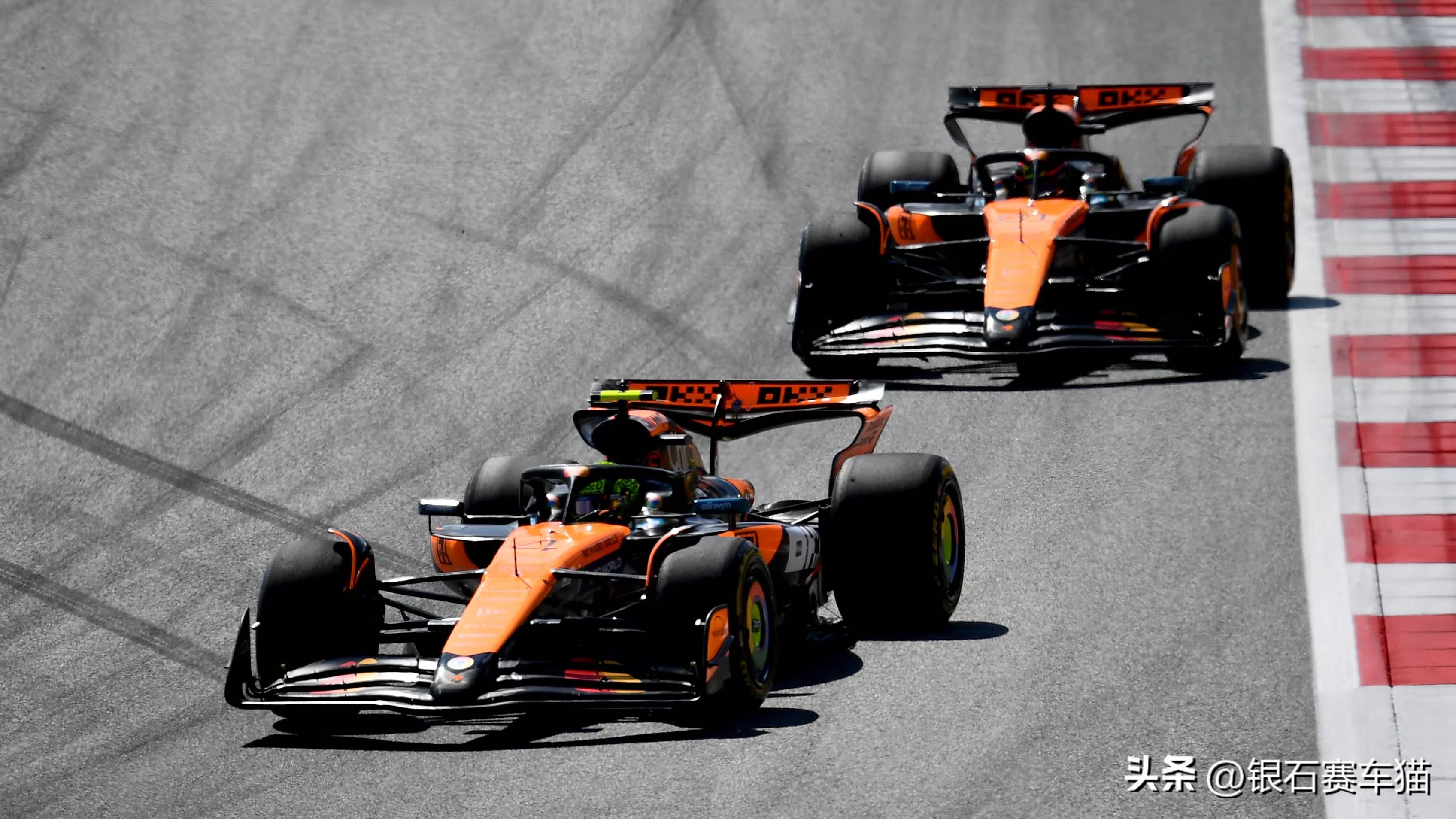 迈凯伦碾压红牛二队，诺里斯统治全场的简单介绍